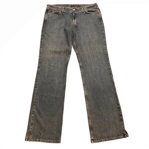 Vintage Lucky Brand Wonder Jean Denim Womens 16/33 X Long Blue Made In USA
